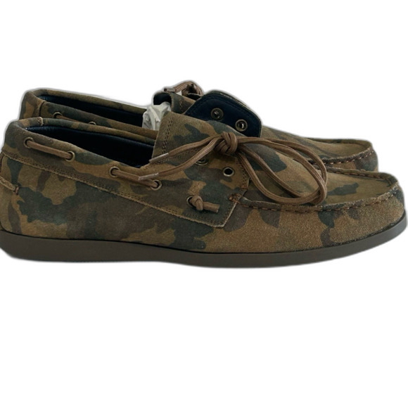 Steve Madden Shoes Men’s Size 10.5 Color Camo Boat Shoes Gametyme Slip-on Laces main image 5